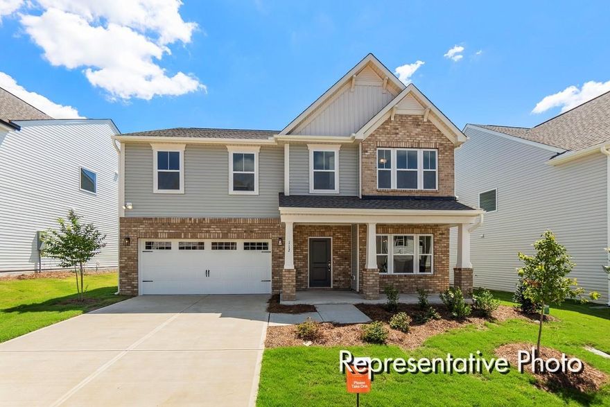 5BR/3BA RILEY features over 3,000 sq. ft. of living!  Spacious floorplan with bright, well-appointed gourmet kitchen with upgrades such as quartz countertops, tile backsplash, wall oven with microwave, vented range hood, gas cooktop.  This home also features spacious covered porch off the kitchen, plus guest suite downstairs.  The second level owners suite features a garden tub, walk-in shower, dual vanities, spacious walk in closet and separate sitting room.  3 additional secondary bedrooms, laundry and bonus room round out the second level of this beautiful home.