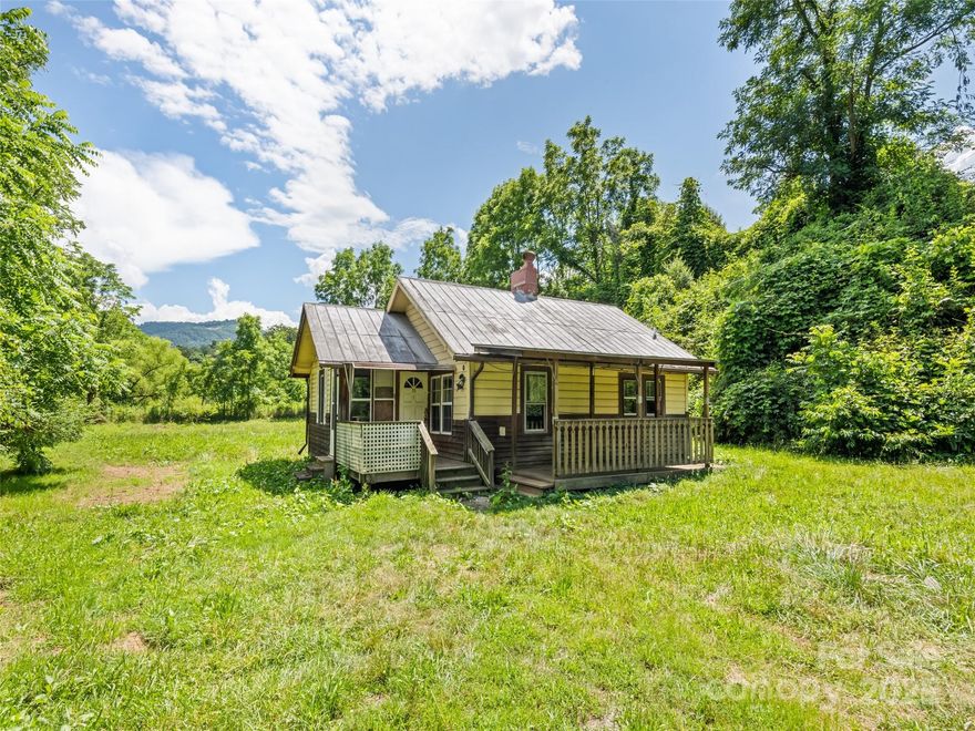 Investor Alert. Small 1 bed, 1 bath home on .78 acre level lot in City Limits of Clyde, NC. 704 sq. ft.  City water, City Sewer. Room for garden or possible potential for additional homesite. Unrestricted. Only Minutes to Downtown. Not in flood plain. Court Ordered Sale. Home needs Significant Renovation. Sold as-is, where-is. 5% deposit required. No due diligence period. No negotiated repairs. 10-day upset bid period. Must have proof of funds prior to offer- Cash. Great opportunity to purchase fixer-upper with in-town location.