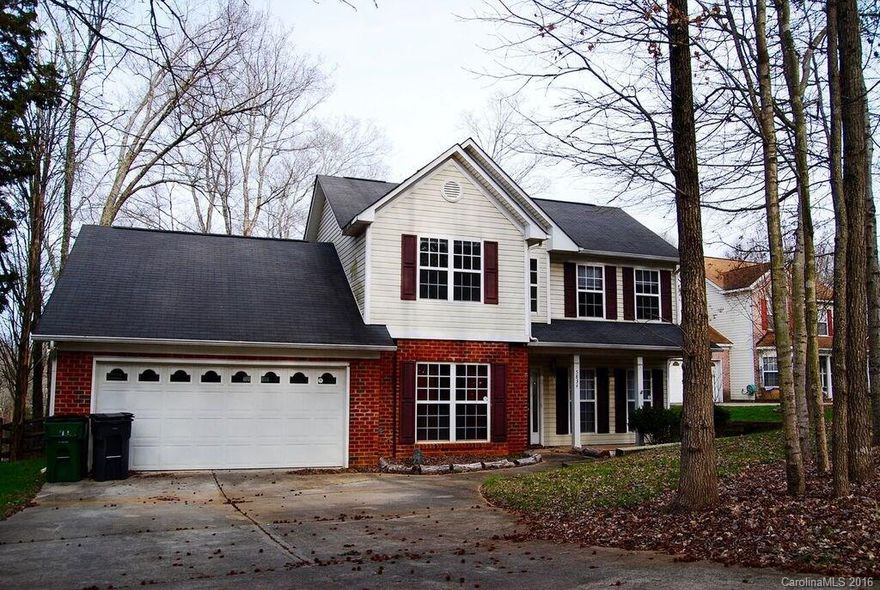 Fabulous home in a quiet neighborhood. Gorgeous updated kitchen with cherry cabinets , tile backsplash, black appliances. Laminate floors in formal dining, great room & master. Oversized 2 car garage with extra workspace/cabinets. Extended patio perfect for relaxing or entertaining.