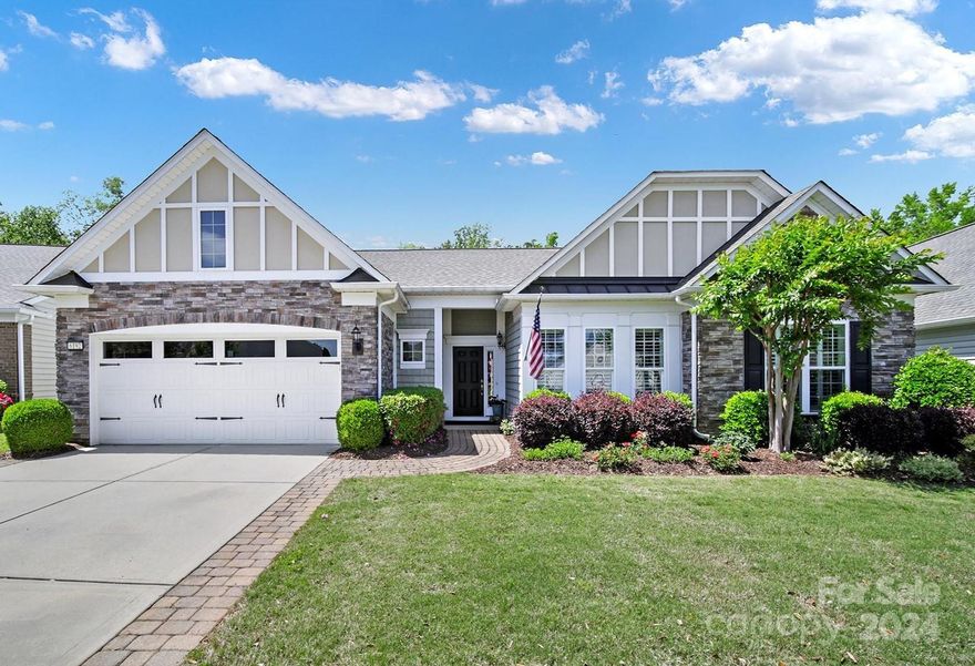 Inviting Crestwood Meadow w/ a sunroom & 3-season room! Upgrades include AC new 2023, widened driveway, plantation shutters, wainscoting & crown molding accents, & hardwood flooring in the living areas, dining room, & kitchen. Make memories in the beautiful kitchen w/ granite counters, spacious island, gourmet SS appliances, gas cooktop, cabinet roll-outs, & a wine fridge! Eat meals at the island, in the bkfst area, or in the formal dining room! Host guests in the great room or in the lovely sunroom w/ windows overlooking the backyard. The spacious primary bdrm has an en-suite bathroom w/ a dual sink vanity, glass-enclosed tiled shower, & an oversized walk-in closet w/ custom shelves & drawers! 2 guest bdrms at the front of the home have access to a full hallway bath. The office has a built-in desk- perfect for a home office! Relax in the 3-season room w/ Eze-Breeze windows, or get some sun on the extended paver patio and enjoy the wooded view! Come see this home for yourself today!