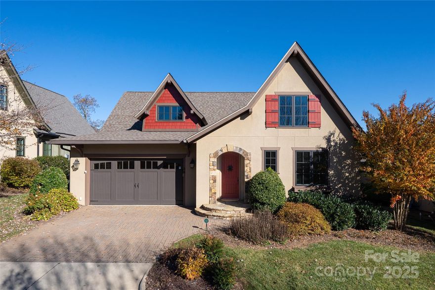 This one-level Thoms Estate Village home offers three bedrooms and two baths, providing a spacious feel while remaining an ideal option for those seeking to downsize comfortably.  The house has hardwood floors, a large screened porch with mountain views and a generous primary suite plus separate guest quarters and a large laundry. Located in a prestigious gated North Asheville neighborhood, this property offers an array of amenities, including pickleball and bocce courts, scenic walking trails, a pavilion with fire pits and grills, a playground, and a thriving community garden. Designed for a low-maintenance lifestyle, this lock-and-leave home provides exceptional convenience. Residents enjoy close proximity to the Asheville Country Club and a wide selection of nearby dining and shopping. This setting delivers refined living with strong community appeal.