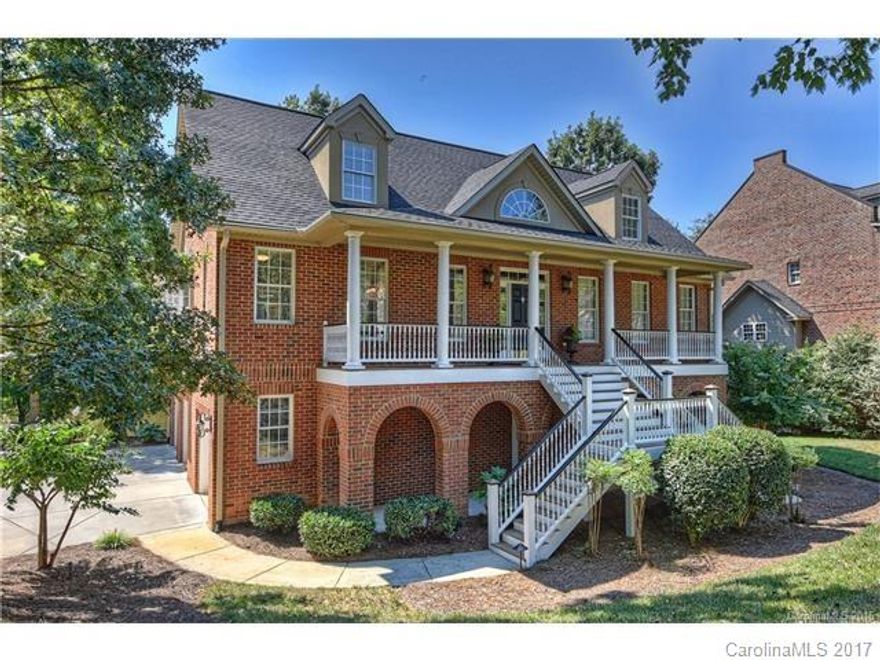 BEST home available in all of Ft Mill. Lovely Charleston style home built in 2002 on a .75 acre wooded level cul de sac lot overlooking a tranquil pond. Amazing transitional style with 2 story great room w/ built ins. Upgrades galore including finished on site hardwoods, newer appliances incl. a 6 burner gas range. Master bedroom on main with travertine finishes. Freshly painted in neutral colors. Looking for the perfect home for "staycation" lifestyle? Sit on the deck while writing your offer.