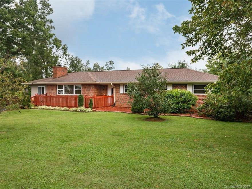 Sitting on flat sunny lot, minutes from Weaverville amenities, you will find this well maintained home, offering 4BD/3BA (1BD has separate entrance, perfect mother in law or rental suite). Enjoy cooking in large updated kitchen and entertaining family and friends on huge back deck overlooking the pristine heated in-ground pool. Space for everyone and plenty of storage/flex space in lower level. New electric, plumbing, newer roof, fenced-in yard and handicapped accessible, this home has it all.