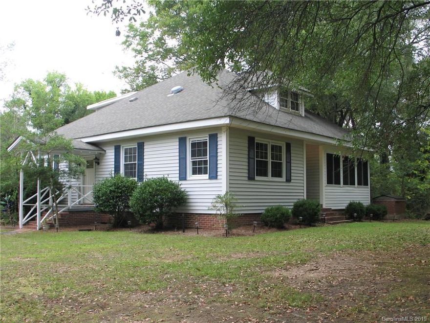 Van Wyck is a small town with a big heart, established in the 1880’s. Hosting events include music, food and vintage car shows. This property is a single-family residence but is zoned Neighborhood Business and could be used for commercial purposes. With the railroad nearby, one could almost imagine the property becoming the Whistle Stop Café and serving Fried Green Tomatoes. There is approximately 6 acres on three parcels available for purchase. Join this small community with close proximity to Sun City, Rock Hill and Lancaster.