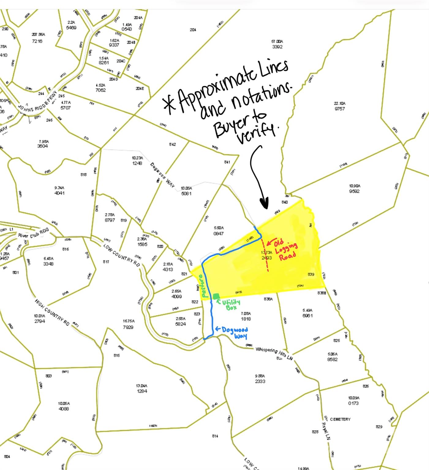 The Coves Mountain River Club - Land