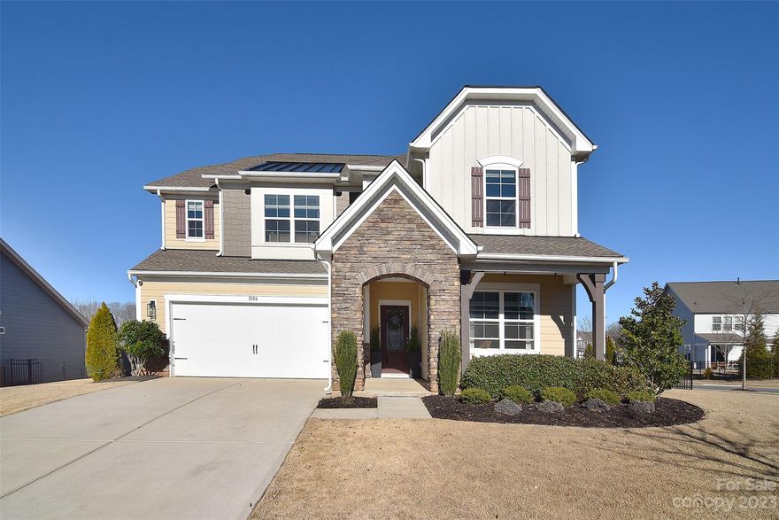 This 4 br, 3 1/2 ba home with formal dining and office features a massive bonus room with walk-in closet that could be used as a 5th br or for recreation. Situated on a corner lot in Arrington, this home is tastefully improved with custom built-ins in the office, dining and recreation room. Shiplap in the hall bath, family room and island. Wood flooring added to the stairs and upstairs hall. Newly installed Crown Moulding, custom drop zone, patio extension, new fixtures, freshly painted ceilings and much more! The care and maintenance continues outside with yearly yard treatments and aeration by Davenport, and landscaping additions made by the owners that you just don't find in newer neighborhoods: a magnolia tree, evergreens for natural privacy, two hydrangea plants, two Crepe Myrtle’s and a rose bush. The impressive and expansive kitchen is the perfect place to gather. A must see! Located just minutes to 77, Novant Medical, Lake Norman, Birkdale Village, Grocers, and Discovery Place.