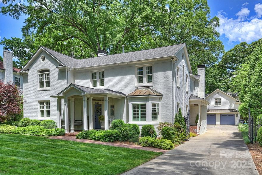 Classic charm meets modern updates. New roof (2019), gutter guards (house/garage) & whole-house generator (2020). Hardwoods, tile baths, & open layout connecting kitchen, living area & breakfast nook. Kitchen reno (2011) w/ updates in 2014: under-cab lighting, high-end appliances, steam oven, & resurfaced island. Custom cabinetry throughout. Main laundry fully updated w/ added storage. Laundry on upper. Primary w/ private sitting area & en-suite redone in 2014 w/ soaking tub, sep. shower, 2 walk-in closets, towel warmers & ample storage. Upstairs: 4 BRs + versatile den/playroom. Upper-level features custom closets, updated bath w/ new tile/shower, & 4 ceiling fans. Add’l interior updates: attic insulation & sealing. Enjoy the outdoors w/ new patio, prof. landscaping, & outdoor lighting. Exterior features: fenced backyard, rock beds, patio planters & side walkway. Detached 2-car garage w/ finished guest suite/kitchenette above. Close to shops, dining, parks & Uptown!