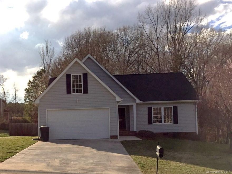 Convenient location to shopping and schools. Seller has done all the work for you. New paint, carpet, lighting, garage door/opener, etc. Fenced backyard with an oversized patio. Home has a split bedroom plan, laundry room, bonus room has a closet and is counted as the 4th BR