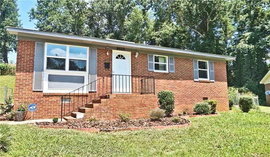 A Marvelous all brick 3 bedroom Rancher. Totally remodeled highlighted with new laminate wood flooring, freshly painted, new HVAC unit, all new energy efficient windows, updated kitchen with new counter tops, remodeled bathrooms, upgraded electrical and the list goes on. A huge backyard with endless options and enjoy the desirable culdesac lot setting this home apart.  Convenient to local shopping, walking distance to bus stop and minutes from Light Rail station and Carolina Place Mall.