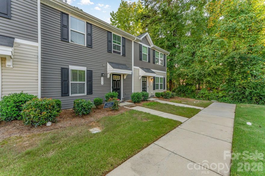 **BACK ON MARKET AT NO FAULT BY THE SELLER** Low interest rate opportunity and newly discounted price! Built in 2020, this home offers modern construction and a convenient location just minutes from Uptown Charlotte, Camp North End, and NoDa. The main level features a bright, open-concept layout with a spacious great room, dedicated dining area, and a well-appointed kitchen with all appliances included. A convenient powder room completes the first floor. Upstairs, you’ll find three inviting bedrooms, two full bathrooms, and a laundry area with washer and dryer included. Move-in ready, in a highly accessible location.