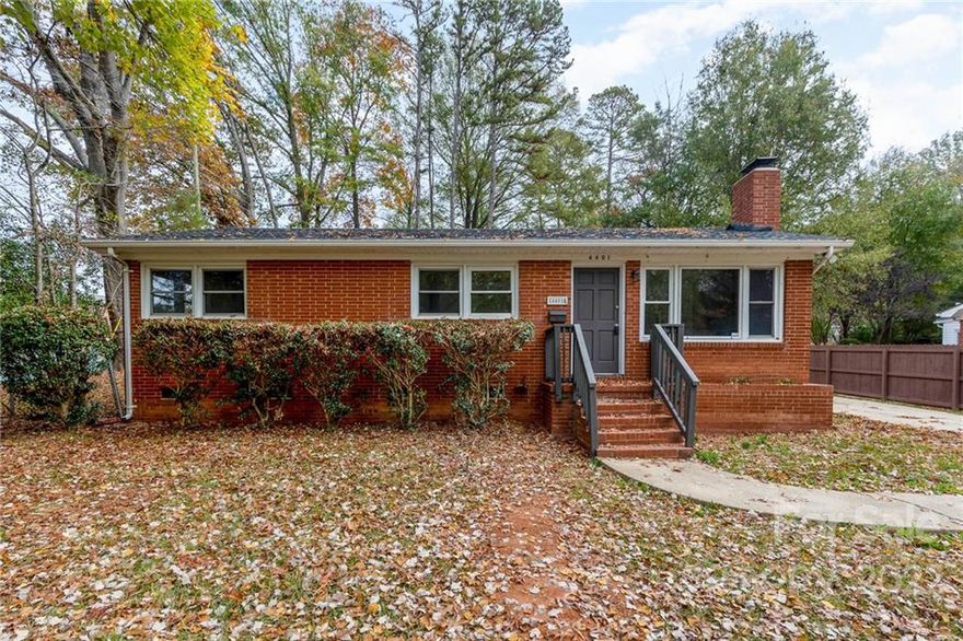 Qualifies for 100% financing with no PMI with a local bank. Please contact the listing agent for details. Hi! I’m 4401 Holbrook Drive- a move-in ready home that is an ideal location for a commute to uptown Charlotte. I am minutes I-74 creating a convenience that is hard to beat. My insides have been updated by my prior owner offering new LVP flooring, updated kitchen, new ducting installed for central heating and cooling, and the roof replaced in 2019 that has been well maintained since. Enjoy my fence-in lot with mature trees that provide privacy and a leveled backyard that will be your favorite entertaining spot. On top of all this, take a peek at the proposed LYNX Silver line: https://charlottenc.gov/cats/transit-planning/silver-line/Pages/default.aspx. Check out my pictures and schedule a showing!