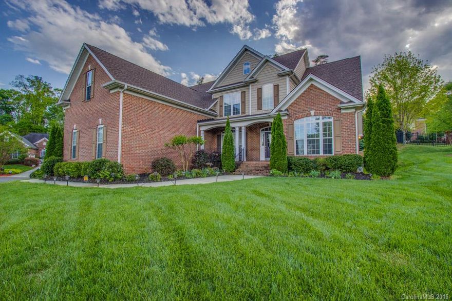 Custom full brick, 3 car garage home in wonderful executive neighborhood.  Easy access to I-77.  Beautifully finished, including hardwood flooring, heavy crown moulding, custom cabinetry book cases.  Master on main w luxurious master bath, chef's kitchen, spacious secondary bedrooms, plenty of storage, nicely finished secondary baths.  Truly wonderful home located in cul-de-sac. Half acre lot, full irrigation system, nicely landscaped.  FM Schools. **NEW $2500 CLOSING COST ASSISTANCE MOTIVATED!