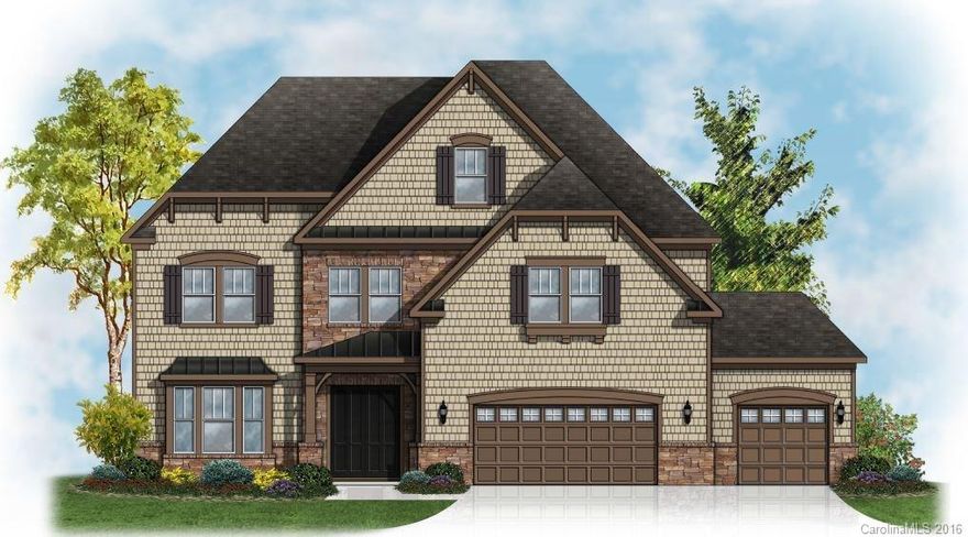 Great Rochester Floor Plan, open plan, master up, numerous upgrades, home backs up to common area and woods, finished basement with bedroom and full bath, in law suite on first floor, covered screened porch with stone fireplace, home is back on market , completion July, double wall ovens, this is a must see home,