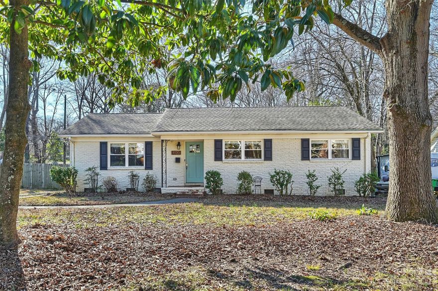Tired of seeing all your friends become neighbors and decorate their dream home in one of Charlotte’s most popular neighborhoods in 28205?!? This Windsor Park brick ranch on over half an acre is precisely what you’ve been waiting for. 
The formal entry, spacious living room, open kitchen & dining area with attached sunroom (171 SF not included in the HLA) are perfect for daily life AND entertaining. Pristine original wood floors throughout, two full baths, granite countertops and classic tile backsplash are the perfect move-in ready canvas for your own added touch of style & design. If you want to add a pool, expand the footprint of the house, add an ADU (auxiliary dwelling unit) or garden to your heart's content, this fully fenced backyard is primed and ready for all of the above AND your four-legged roommates. HVAC updated in 2021 and lovingly cared for top-to-bottom. This will be the best investment you've ever made.