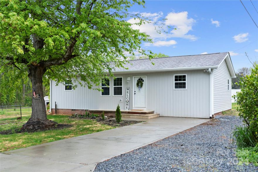 Completely renovated and move in ready Home.  If you are looking for a 3 bedroom 2 full bath home that has been completely updated this is the home for you, this home boasts a complete transformation with new vinyl plank flooring throughout, fresh neutral paint inside, updated lighting, electrical and plumbing, new roof, new HVAC and ductwork, new vinyl siding and gutters, new doors, new countertops, new cabinets, stainless steel appliances and new water heater. Once stepping outside to relax on new deck and a very nice corner lot that includes a storage building.