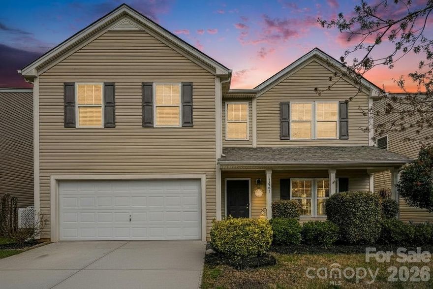 Located in a great Fort Mill location with an easy commute to Charlotte and the airport via I-77, this immaculate home is completely move-in ready and freshly painted throughout. Enjoy the benefit of highly sought-after Fort Mill Schools and low South Carolina taxes, with the added bonus of being able to walk to Sugar Creek Elementary. Shopping, dining, and everyday conveniences are just minutes away at Carolina Place Mall and Ballantyne.

Inside, the kitchen features a tile backsplash, castle cabinets, and an oversized pantry, providing plenty of storage and functionality. The spacious layout continues upstairs to a huge primary bedroom, creating a relaxing retreat with plenty of room for a sitting area or workspace. This well-maintained home is in a prime location close to schools, shopping, and major commuting routes!