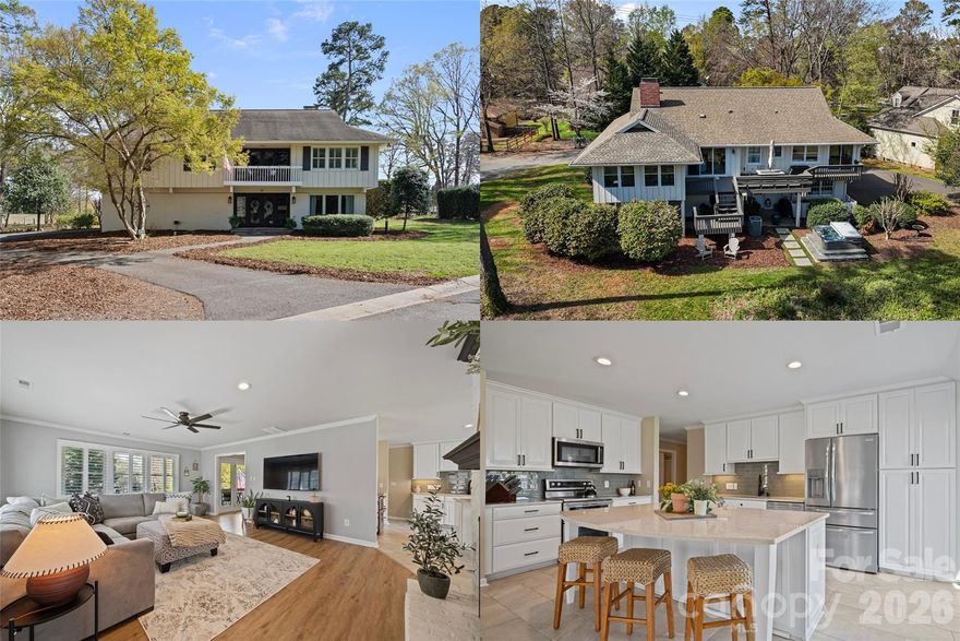 A cul-de-sac setting and golf course backdrop define this River Hills property. Inside, over 3,200 square feet unfolds into multiple living areas, including a refreshed primary suite and a lower level designed for privacy and versatility. Currently configured as 4 bedrooms with an additional bonus room that can function as a 5th bedroom. The home balances character and function, offering space that adapts easily to guests, work, or multi-generational living. All of this sits within a gated community known for its established feel, tree-lined streets, and access to golf, lake, and outdoor amenities.