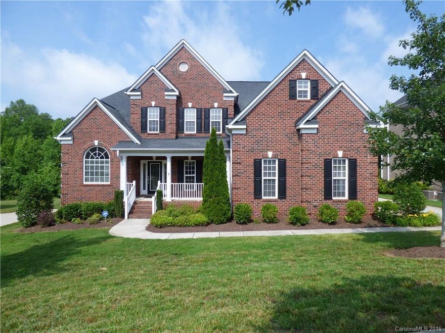 HUGE PRICE REDUCTION!Don't wait for new build-this is move in ready,freshly painted and newly carpeted.From the Brazilian cherry hardwood floors, to grand vaulted entrance, this stunning home has an open layout great-room and kitchen area with granite counter tops, double ovens, gas cook-top with formal dining, living and office and MASTER ON THE MAIN FLOOR!Upstairs boasts 3 spacious bedrooms and additional bonus room with walk in attic storage.Fully fenced backyard , 3 car garage and more!