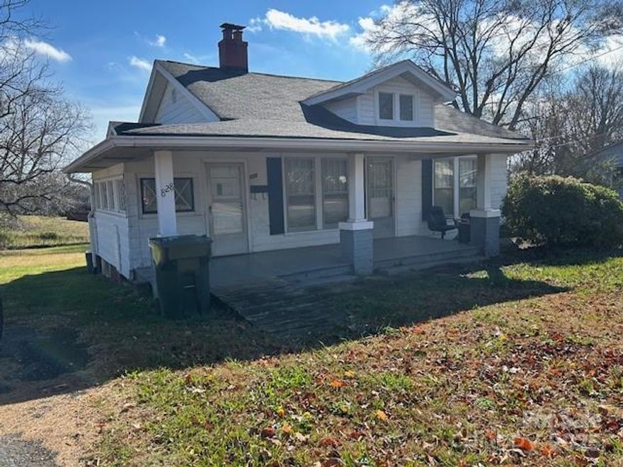 Older home located on one of the main streets of KM. House has a porch on one side and also a front porch.
Two small rooms located on the back of the house with a walk in closet between them. Basement can be
accessed from the back & also has stairs from the main level. Nice lot. with a large back yard.2 display cabinets on the wall in the dining room.