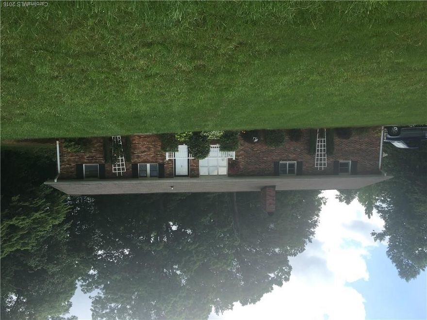 This is an amazing remodeled brick ranch house with ALL the upgrades on a very private, treed 2 lots of approx 1.4 acres. The meticulously landscaped yard greets you as you drive up driveway and into your HUGE garage. Inside you'll find a completely open floorpan with brick FP, gleaming hardwoods, stainless steel appliances, granite counters w/tile backsplash, tile baths w/granite vanities. Bright eating area leads out onto a great Trex deck overlooking nature & park-like backyd. Storage shed!