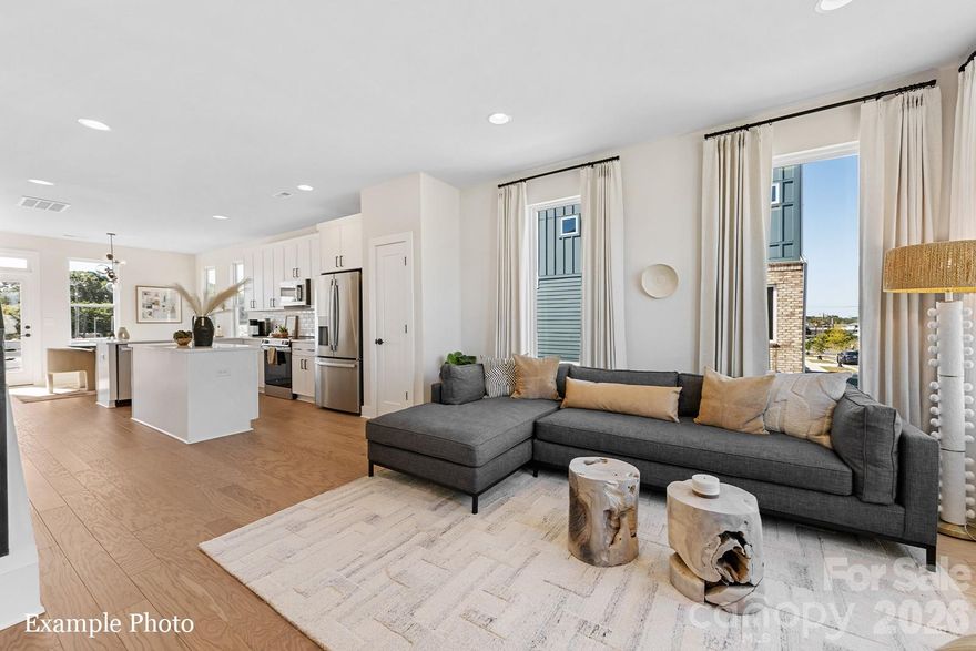 LOCATION, LOCATION, LOCATION! CLOSE TO THE WOODLAWN LIGHT RAIL STATION located in LOWER SOUTHEND near all things fun & delicious + just a quick 2 minutes to I77 to get around Charlotte or to the Airport quickly! This BRAND NEW TOWNHOME with an abundance of OVERSIZED WINDOWS features 3 Bedrooms, 3 1/2 Baths and 2 Car Attached Garage. This Home is a MUST SEE for those who have discerning taste and appreciate the quality and craftsmanship of a well built home. Luxury Vinyl Plank Floors throughout, White Cabinets, Quartz Countertops, Subway Backsplash, Stainless Steel Appliances, Black Lighting and Fixtures, Large Owner's Bath Shower with Tile to the Ceiling and MORE! INCENTIVE of up to $15,000 towards financing with out Preferred Lender to save you thousands in cash out of pocket and lower your interest rate! Come Visit Today!