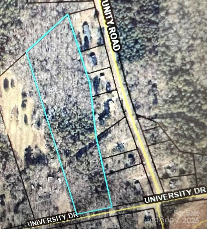Located at the prime intersection of University Drive & Shiloh Unity Road, this stunning 8.2-acre wooded tract boasts over 250 feet of road frontage and endless possibilities. Whether you're envisioning a charming mini farm, a family compound, a private estate, or even a subdivision, this property provides the perfect setting. Enjoy the peaceful, rustic charm of the countryside while being just minutes away from shopping and dining – under 10 minutes to local conveniences! Its close proximity to the University of South Carolina Lancaster (USCL), less than 5 minutes away, makes commuting a breeze. Zoned LDR, this land allows for a density of up to 1.5 dwelling units per acre, offering great potential for both minor and major development in the rapidly growing Lancaster, SC area. Additionally, Indian Land, Rock Hill, Fort Mill, and Charlotte just a short drive away, providing access to entertainment, shopping, dining, and the airport. Don’t miss out on this remarkable opportunity!