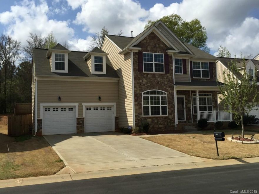 Brunswick floor plan, Hardwood & Ceramic Tile throughout the 1st Floor. Huge Kitchen w/Island and Bar, Granite Counters, Upgraded Trim and Crown Molding in Formal Living & Dining Room/Office & 9 ft Ceilings on main floor, Trey Ceilings in Formal Dining Room & Master Bedroom.  Master Bedroom has Hardwood Floors, Master Bath features Garden Tub, Dual Vanities & Huge Walk In Closet!  Bonus Room, Sun-Room, Patio, Fireplace, Surround Sound, Security System. Neighborhood Pool, Pond & Walking Trails!
