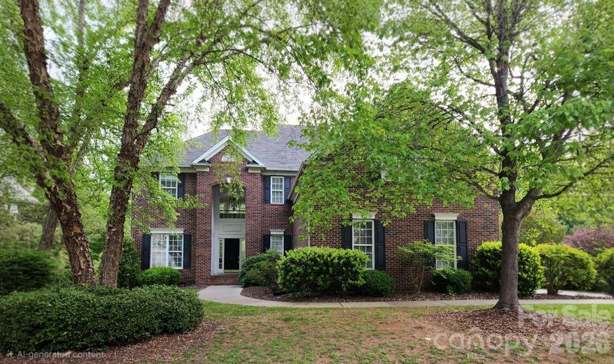 Situated in the sought-after Highland Creek community, this beautifully appointed 4 bedroom/3 bath home offers a thoughtfully designed floor plan with elegant finishes throughout. Guests are welcomed by a light-filled two-story foyer, flanked by a formal dining room featuring crown molding and chair railing. Just beyond, a main-level bedroom and full bath provide ideal flexibility for guests or a home office.

The heart of the home unfolds into a dramatic two-story living room, filled with natural light from expansive windows and seamlessly connected to the open-concept living spaces. The kitchen is both stylish and functional, showcasing 42-inch cabinetry, granite countertops, a center island, breakfast bar, tile backsplash and stainless steel appliances including a glass-top range with double ovens, microwave, dishwasher and refrigerator. The kitchen opens to the great room, complete with custom built-ins and a gas fireplace, making this the perfect space for everyday living and entertaining.

From the great room, you can access the screened porch with ceiling fan, which extends to a rear deck overlooking the backyard, offering you an inviting setting for outdoor relaxation.

Upstairs, the spacious owner’s suite is a private retreat featuring double doors, decorative molding and a luxurious en-suite bath with dual split vanities, frameless shower, jetted tub and a walk-in closet. The upper level also includes a vaulted-ceiling bonus room with attic access for additional storage, a laundry room and two additional bedrooms that share a full bath.

This home combines timeless design, generous living spaces and comfort in one of the area’s most desirable neighborhoods with so many amenties including  Cabana, Club House, Fitness Center, Golf Course, 4 Outdoor Pools, Pickleball, Picnic Area, Playground, Pond, Recreation Area, Sidewalks, Sport Court, Street Lights, Tennis Court(s), Walking Trails
