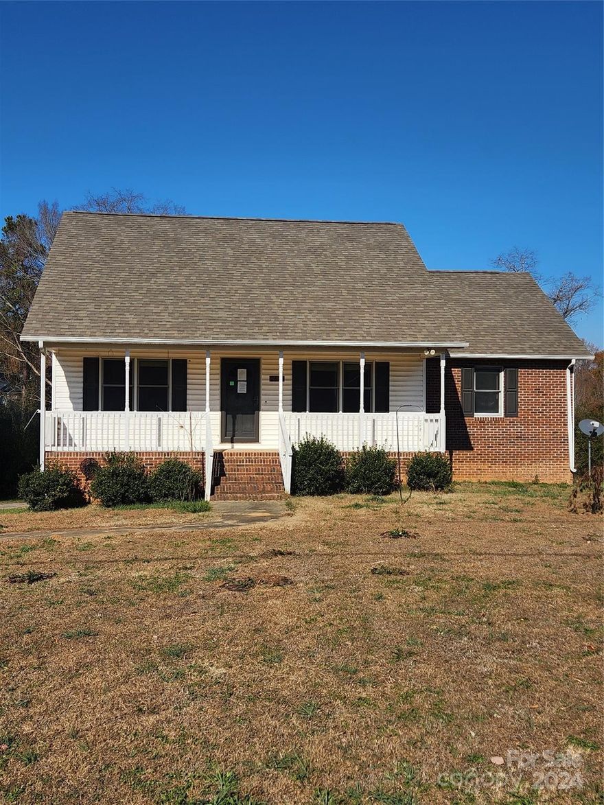 Located in Vicker's Plantation this home is centrally located to Albemarle and Badin.  Easy access to parks, lakes, restaurants and shopping.  2 bedrooms and 2 bathrooms are located on the main floor. It appears a former 3rd bedroom was converted to a larger bathroom.  The basement is partially finished with a den area and additional room.  The laundry is located on the main level.  There is a basement garage and an outbuilding.  A large deck is attached at the back providing entertaining space.