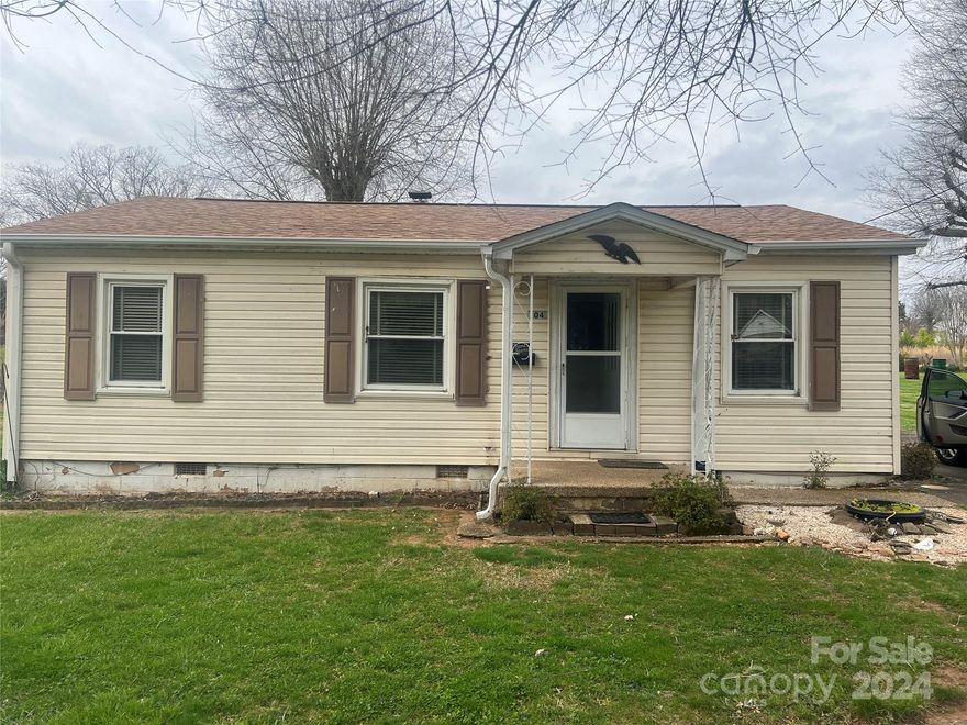This home is in probate and cannot close until after April 16th.  Cash only - as is.  Email or text listing agent with questions or showing requests.  Must show proof of funds before showing.  House needs work to include crawl space work, the floor in the kitchen sags some, there is evidence of old termite damage.  New roof installed in December of 2023.  Needs updating and maintenance - the price reflects that.  Agent will not quote repairs.