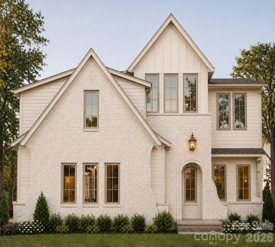 Coming soon to Mammoth Oaks Drive, this exceptional new home by award-winning local builder Springdale Custom Builders is scheduled for completion in Fall 2026! Ideally located on the north side of the highly sought-after Lansdowne neighborhood, this residence offers convenience with quick access to Uptown, SouthPark, and Charlotte’s premier hospital systems.
Thoughtfully designed for both everyday living and effortless entertaining, the open-concept main level features soaring 10-foot ceilings and more than 4,267 square feet of refined living space. The luxurious primary suite is conveniently located on the main floor, just steps from the rear porch, pool, and hot tub-creating a true private retreat.
The kitchen showcases custom cabinetry and seamlessly flows into the dining and living areas, offering a warm and inviting setting for gatherings of any size. Large sliding doors open to a spacious backyard, extending your living space outdoors. Upstairs, the private guest suite is thoughtfully positioned beside the residential elevator and features a spa-inspired bath with a large walk-in shower and an oversized walk-in closet complete with built-in shelving.
With 5 bedrooms, 4.5 bathrooms, and a dedicated loft study, this home offers exceptional flexibility for families, guests, and work-from-home lifestyles. Every detail reflects Springdale’s signature craftsmanship and commitment to timeless quality, comfort, and design.
Located just minutes from Charlotte’s top dining, shopping, major highways, and professional sports venues, this home offers the perfect balance of luxury, convenience, and location.