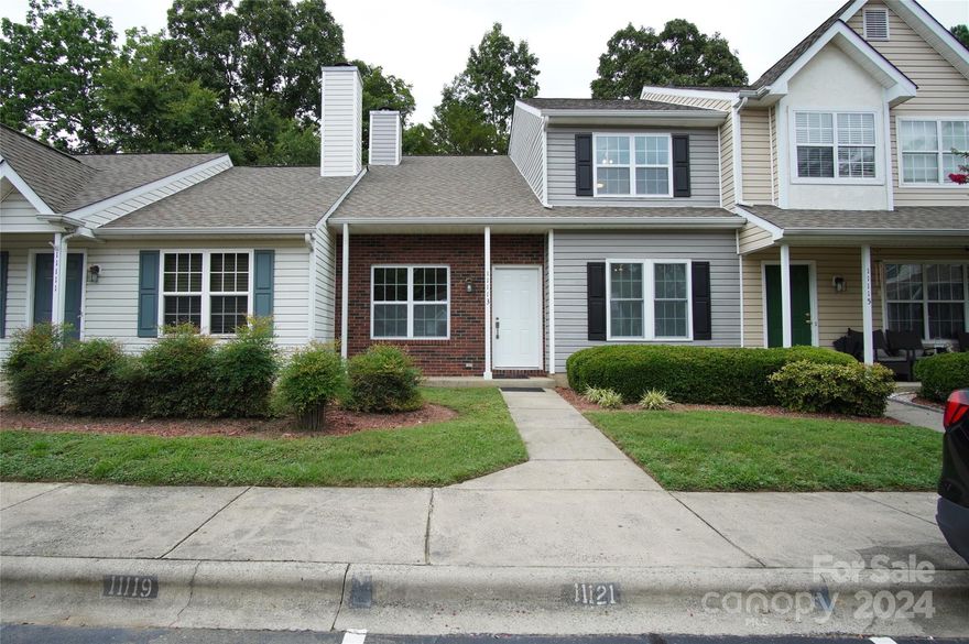Fully renovated townhome in a quiet, green cul-de-sac with two assigned parking spaces. Walking distance to Lidl, a shopping center, and a playground. Just a 5-minute drive to Carowinds.

Two master bedrooms with one on the first floor! The other one has a private vanity. Both have two closets.

The Kitchen is designed to minimize crawling so there is a Lazy Suzan and multiple pull-out organizers inside. 

Vinyl flooring of the highest, light commercial grade; new windows and outside doors. Basically, everything is new.

The granite countertop on kitchen, the island and bathrooms have butcher block made of Vietnamese Hevea - a natural producer of rubber! All countertops have an amazing, natural look.

Very expensive new toilets, with the one upstairs featuring a bidet.

HOA covers water, sewer, and trash pick up.

Take a tour; the house looks very unique and warm.