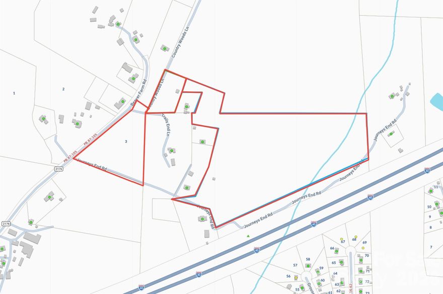 This 39.8 +- acre prime Iredell County tract offers a rare combination of agricultural productivity and strategic logistical placement. Currently maintained as active farmland, the property features expansive, mostly cleared acreage, to expand an agricultural operation, build a private homestead, or invest in land with future development potential. Its proximity to major interstate corridors (I-77 and I-40) ensures effortless connectivity to Statesville, Mooresville, and the greater Charlotte area, while maintaining the quiet, rural character the region is known for. With significant road frontage and well-managed soil, this versatile parcel is perfectly positioned for those seeking a "turn-key" land opportunity in one of North Carolina’s fastest-growing counties. The property features open fields with productive soil, gentle topography, and ample space for crops, livestock, or equestrian use. New survey on file.