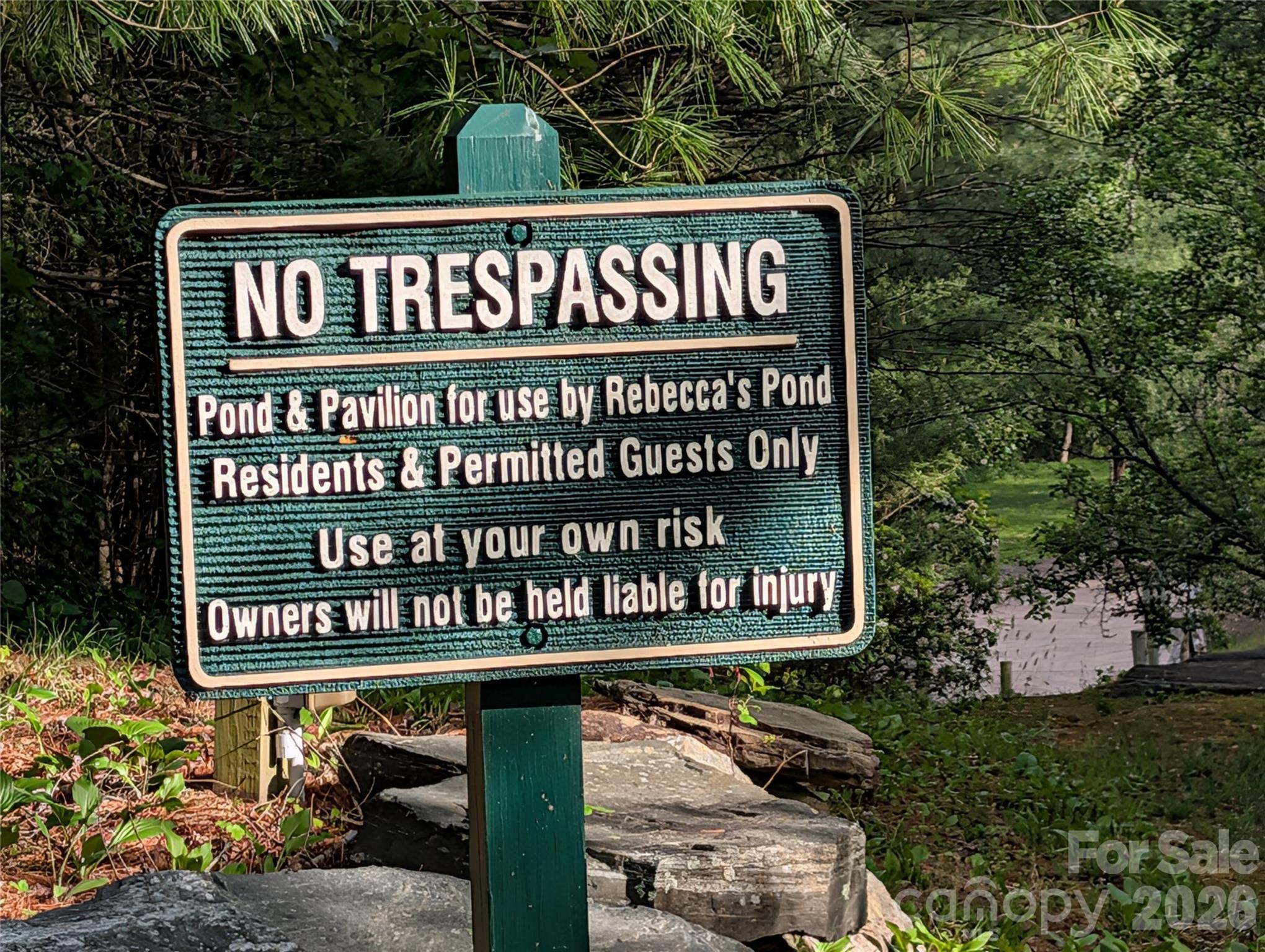 Rebeccas Pond - Land