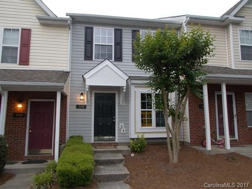 Cozy quiet townhouse in back of community. Move-in ready and features new laminate flooring, tile, carpet, light fixtures, and granite countertops. Freshly painted throughout. Community features include a pool and clubhouse.