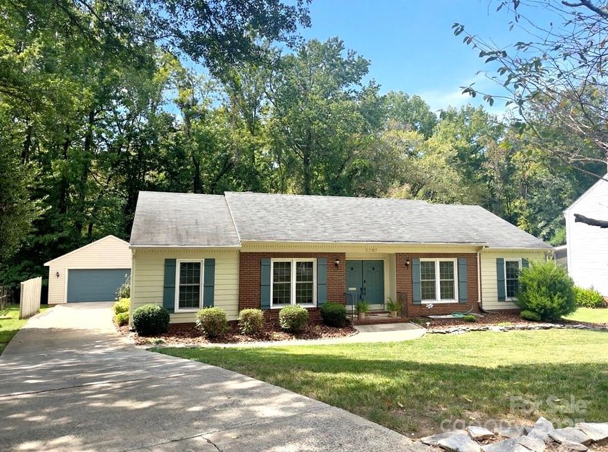 NEW PRICE! Tons of potential to make this home your own — and NO HOA! This charming, solidly built 3BR/2BA ranch in desirable Oberbeck Farm is just steps from GREENWAY ACCESS. The exterior shines with durable Hardiplank siding, new flashing, gable vents, and gutter guards (2022), plus a detached 2-car garage for extra storage and workspace. Inside, enjoy well-maintained spaces with fresh neutral paint, stylish new lighting and ceiling fans, and a top-of-the-line Kohler walk-in tub (2023). The kitchen, tastefully renovated, features stainless steel appliances, granite counters, tile backsplash, and upgraded soft-close cabinetry. Outdoors, a lush private backyard with mature landscaping offers room to garden, play, or unwind on the deck or screened porch (reinforced in 2017 for a hot tub).
Major updates include new windows (2013), water heater (2015), sliding door (2018), and AC (2019). Conveniently located near shopping, dining, and recreation, this home presents an excellent opportunity to own in a sought-after neighborhood.