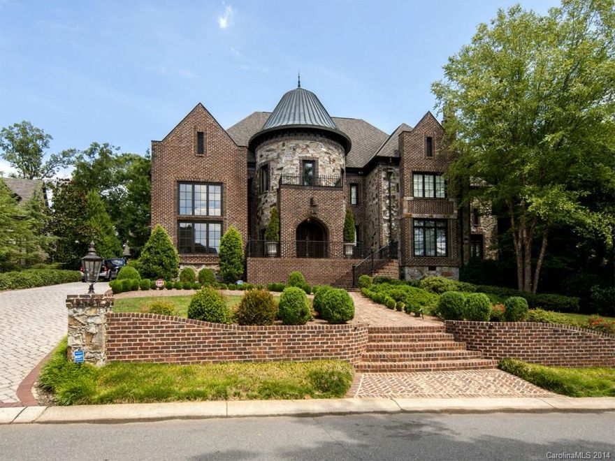 Originally built by Don Potter, perfected by David Simonini. The renovation on this home is to a level Charlotte hasn't seen before. Just under 1 million invested in upfitting, $100k invested in electronics: control every aspect of home from an iPad in every room. The finest imported tile adorns the bathrooms, sleek modern looks and finishes invite you to feel right at home at just over 7,000SF. Private pool, hotub, covered porch, 2 outdoor FP, full living area over garage. Truly a sight to see.