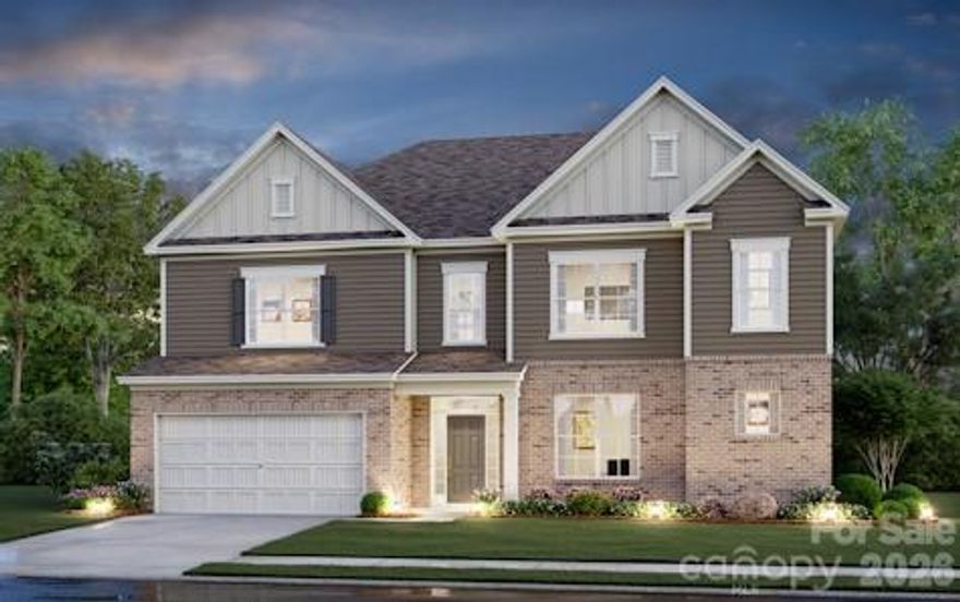 Discover Your Dream Home in the Stonemill Community! The attractive Townsend Plan centers around an immense family room that’s ideal for gathering and entertaining, steps away from a dining area and an open kitchen with a center island and a walk-in pantry. The expansive owner’s suite is adjacent, offering a walk-in closet and a private bath with dual vanities. You’ll find two baths and three additional bedrooms upstairs, each boasting a walk-in closet. A versatile loft space and game room complete the home. Includes a 2-bay garage. This home also offers a covered patio.