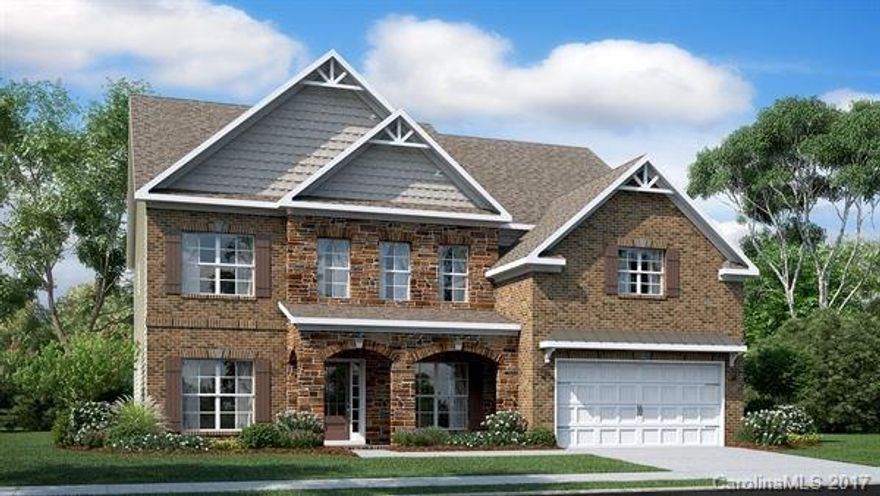 Our elegant Wilmington floor plan with 3 car garage, 4 sides brick and stone accents. Foyer adjoins the private study and the open dining room.  Butler's Pantry located between dining room and kitchen, which has a huge island overlooking the family room.  Breakfast Nook has been bumped out for extra space! Guest bed and full bath located on 1st floor. Upstairs, huge master bedroom with sitting area, spa-like bathroom, and gigantic walk-in closet; 3 secondary bedrooms and 2 baths; and game room!