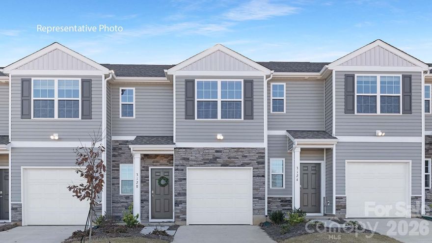 The Pearson is an open concept plan with living in mind. This home offers three bedrooms, two & a half bathrooms & a one-car garage. Upon entering the home, you’ll be greeted by an inviting foyer that leads directly into the heart of the home. This impressive space features a living room, dining room, & a well-appointed kitchen. The kitchen is equipped with a pantry, stainless steel appliances, & a pass through from the kitchen to dining room, making it perfect for both cooking and casual dining. The Newton features a luxurious primary suite, complete with a large walk-in closet and en suite bathroom with dual vanities. The additional two bedrooms provide comfort and privacy and share a full bathroom. Amenities include a community pool, cabana, and playground!