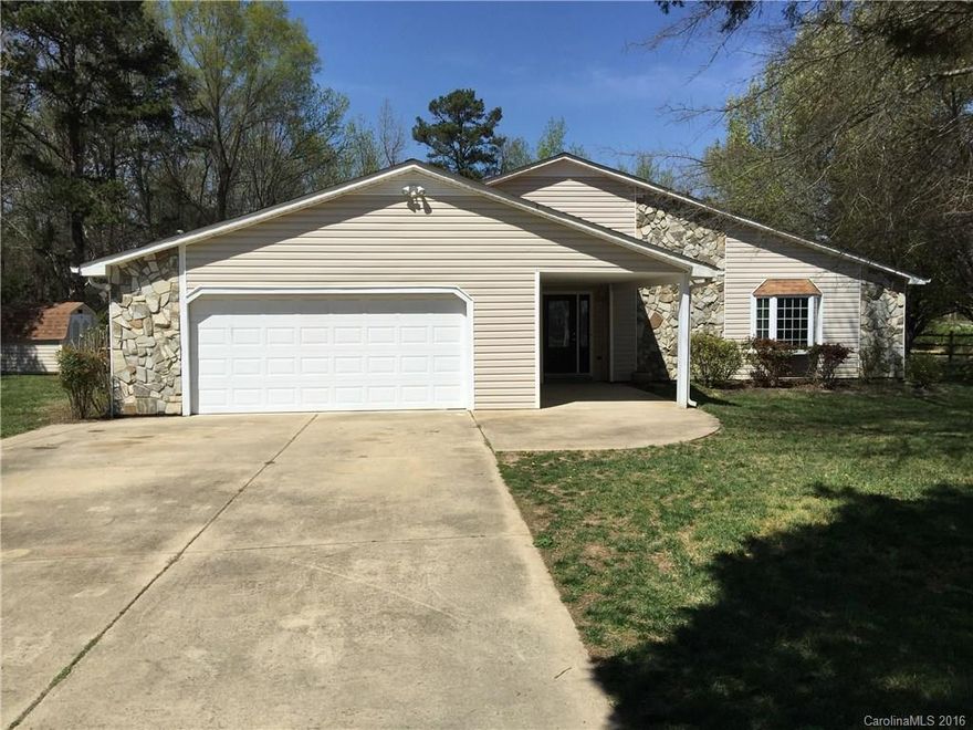 This won't last. Diamond in the rough. Rare chance to get into Weddington area at this price. Great bones to this house. Huge yard with Shed and a Barn with second floor space. Fenced in yard. Huge level yard. Seller credit may be available for new carpet and minor repairs needed.