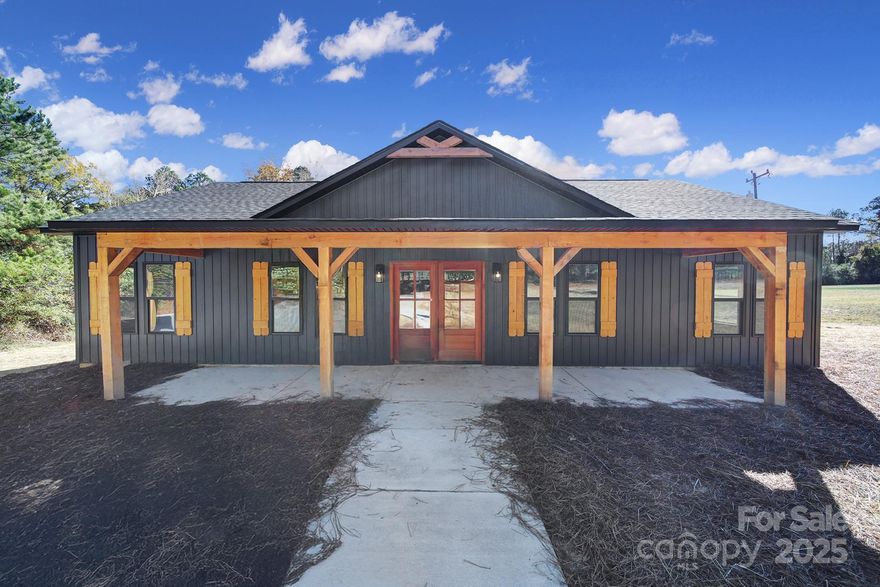 Welcome to your future home in Lancaster, SC! This brand-new construction offers the perfect blend of modern living and peaceful country charm. Nestled on over an acre of land, this home is currently being built and still offers time for customization — giving you the unique opportunity to make it truly your own.
The home features approximately 1,500 square feet of well-designed living space with an open-concept layout that’s perfect for everyday living and entertaining. With 3 spacious bedrooms and 2 full bathrooms, there’s room for everyone to spread out and feel at home.  Enjoy the quiet surroundings and the freedom of extra land — whether it’s   a garden, outdoor entertaining space, or simply enjoying the view. Built with quality and care, this home will offer energy-efficient features, modern finishes, and a layout designed for comfort.  Don’t miss out on this rare opportunity to own a custom-ready, new construction home in a growing area.