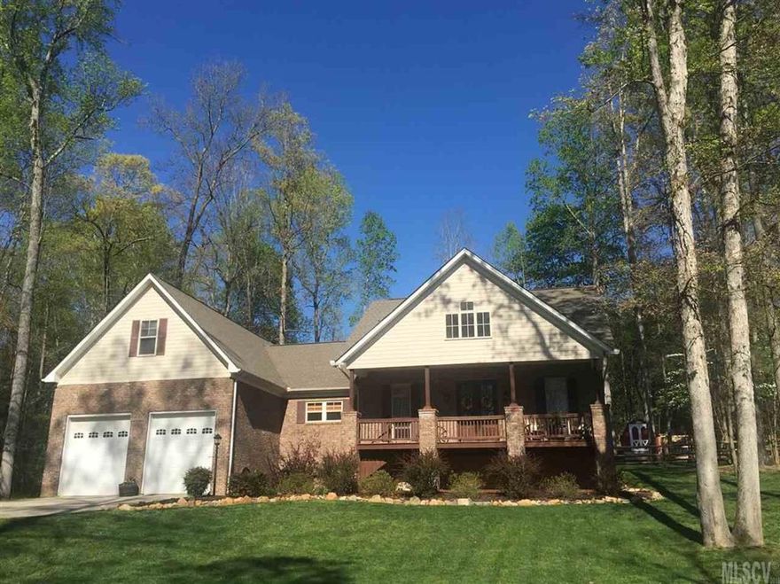 Gorgeous custom home in popular North Lincoln District.  This home has so much character from the rustic custom made, barn wood shelving to the double sided fireplace, to the contrasting cabinetry and granite countertops in the kitchen!  Hardwood floors throughout main level, ceramic tile in bathrooms, laminate flooring in upper office space.  Formal and casual spaces throughout home.  The master suite has trey ceiling, double vanities, large jetted tub, water closet and double custom closets.  Spacious bonus room with office/flex space and 1/2 bath.  Tons of floored attic space.  Beautifully landscaped front yard and backyard with deck and open pasture views.