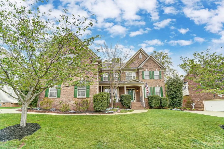 Welcome to this Callonwood Estate home, located in the desirable community in Union County, NC. This magnificent home is a true masterpiece, offering the finest in luxury living with upgrades throughout. The spacious home features a huge chef's kitchen perfect for entertaining. The open kitchen boasts expansive granite countertops, double ovens, and stainless steel appliances, making it ideal for all your gatherings. The fantastic living room with high ceilings and double staircase is perfect for entertaining. Enjoy the privacy of the outdoor screened patio, overlooking the private hard-scaped courtyard. A private office on the main floor provides a perfect space for work. Upstairs, you'll find a bonus room and four bedrooms, including an owner’s suite with a sitting room. The third floor features an additional bonus room with its own full bath, providing the perfect getaway and privacy. The extended driveway and 3-car side load garage provide ample parking space for your vehicles.