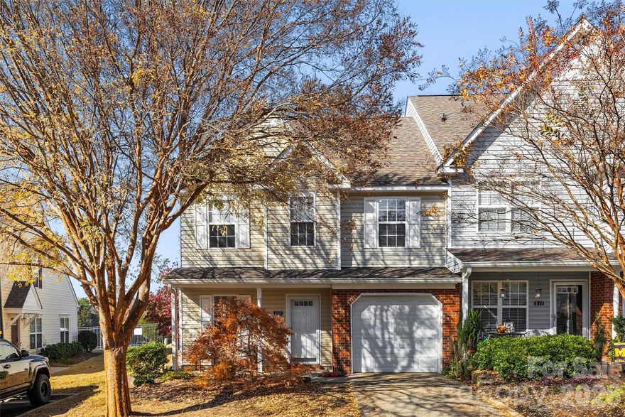 Wake up to peaceful pond views in this beautiful end-unit townhome! Step inside to light filled interiors, tall ceilings, and an inviting open layout designed for both comfort and style. The spacious living areas offer plenty of room to relax or entertain, while large windows bring in stunning natural light throughout the day especially the gorgeous sunsets over the pond right in your backyard. Outside, enjoy upgraded landscaping features that elevate the curb appeal and create a warm, welcoming outdoor setting. Located in a gated community with no thru traffic, this home offers added privacy and a quiet, relaxed atmosphere. At the end of the street, you’ll find a community pool, perfect for unwinding or enjoying warm Carolina days. Just minutes from Ballantyne and Fort Mill, you’ll have quick access to countless shops, restaurants, and everyday conveniences. All of this paired with award-winning Fort Mill school zones makes this home an incredible opportunity for anyone seeking convenience, charm, and exceptional surroundings!