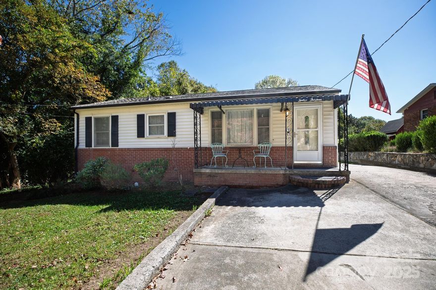 This 3-bedroom ranch home offers a functional and comfortable layout featuring a welcoming front porch and a handy patio for enjoying the outdoors. Inside, you'll appreciate the convenience of a large laundry room. Beyond the main house, the property includes a wired storage shed for extra utility. There is also a detached garage that provides even more flexibility, as it features a studio apartment above it. This apartment is equipped with window units and baseboard heat, kitchen area and private bath.