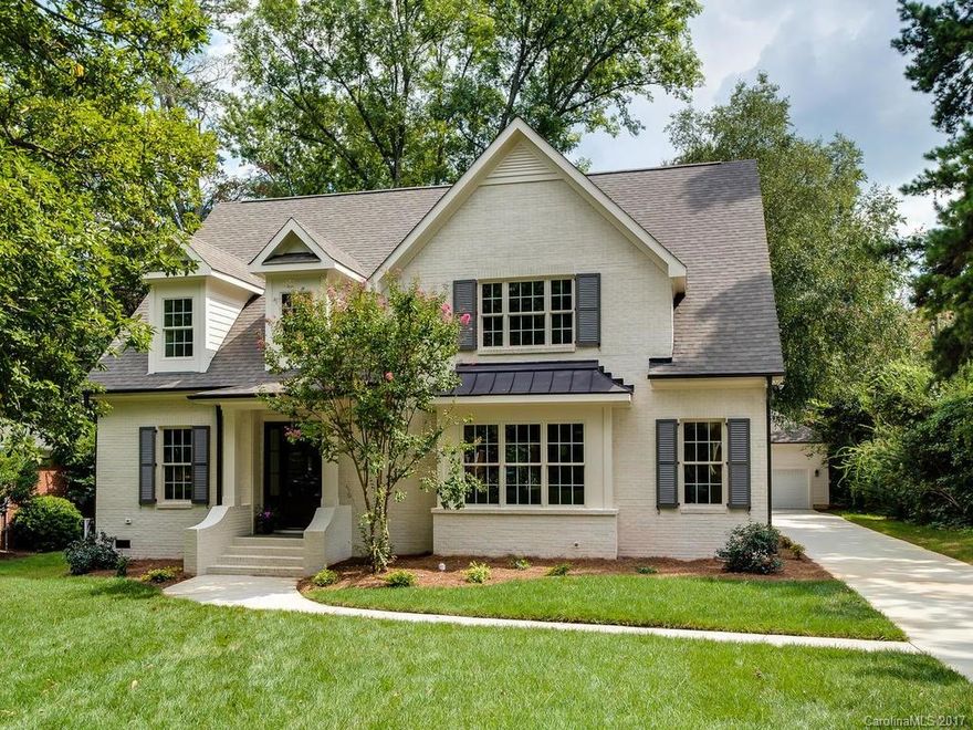 Wonderful open floor plan with all that new construction offers.  Beautiful kitchen with lovely painted custom cabinetry, stainless steel high end appliances, ice maker, honed quartz counter tops and open to family room.  Study and dining room. Butler's pantry with wine/beverage cooler convenient to dining room and kitchen.  Main level master bedroom with huge professionally organized closet and beautiful bath.  Side entrance, mudroom and laundry. Covered rear porch, 2 car detached gar. New construction all around. Short walk to enjoy track and basket courts.