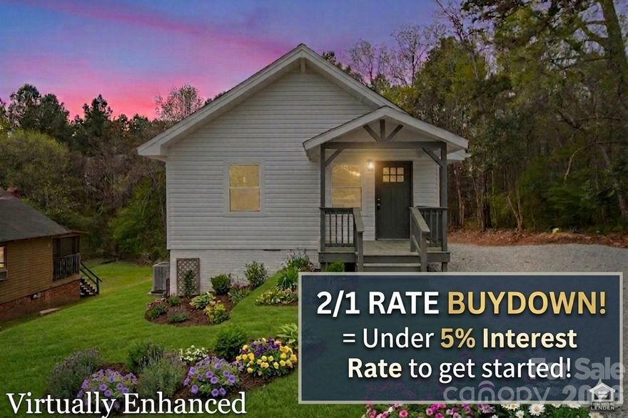 **2/1 Rate Buydown Now Being offered!  Your Interest Rate for 1st year could be as low as 4.25%!!** | Looking to move into a home that combines modern sophistication with incredible financial flexibility? Welcome to 709 Sherman Street, a meticulously revitalized 2-bedroom home in the heart of Badin, NC, that defines turn-key living. This property is 100% financing eligible (ideal for USDA or VA buyers)! Step inside to an airy, open-concept interior featuring durable vinyl plank flooring and a stunning kitchen equipped with white Shaker cabinetry, sleek grey quartz countertops with dramatic veining, and premium stainless steel appliances.

Beyond the aesthetics, this home offers total peace of mind with major upgrades including a new roof, new energy-efficient windows, and all-new fixtures throughout. The designer bathroom mirrors the kitchen’s neutral palette, showcasing a modern vanity and a custom subway-tiled shower with polished marble accents. Outside, the property features a large gravel driveway leading to a versatile outbuilding, perfect for a workshop or extra storage. Located just moments from the exciting new Badin Waterfront Park development, Uwharrie National Forest, and Morrow Mountain, this home puts you at the front door of North Carolina’s premier outdoor recreation. Don't miss this rare opportunity to own a fully renovated, move-in-ready home with $0 down potential!