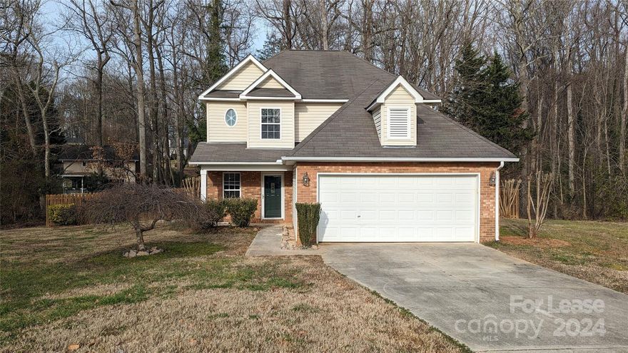Fantastic, renovated home centrally located in booming Kannapolis. This lovely 3 bedroom, 2.5 bath home has new carpet, new paint throughout, updated lighting, LVP floor on most of main, an open floorplan that blends from the living room to the dining area to the open kitchen with an island. Off the kitchen is the large laundry closet, 2 car garage & updated powder room w/new mirror, Lighting & hardware. Upstairs has all new carpet, a primary bedroom w/soaring ceiling, large bathroom w/double sinks, garden tub, shower & large walk in closet. There are 2 additional nice size bedrooms and hall bathroom. The large, fully fenced backyard features a covered patio, perfect for entertaining! Located at the end of a great cul-de-sac. Located in the Kannapolis City School District & walking distance to Kannapolis Middle School. Less than 3 miles to downtown Kannapolis, shopping, dining, entertainment & easy access to I-85. This is one house you don't want to miss.
