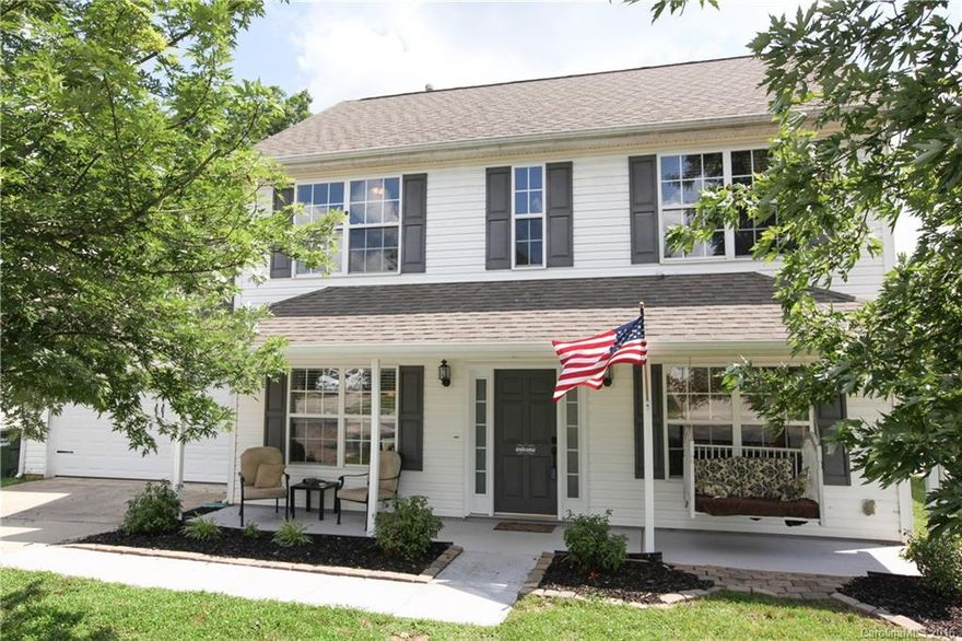 Great 2-story home located in a well established neighborhood (no HOA dues) on .48 acres. Open floor plan with 4 bedrooms, 2 and a half baths. Bonus room/4th bedroom. Beautiful wood laminate floors throughout main level. Tile counter tops and backsplash in the kitchen, with stainless steel appliances. $1,500 buyers concession offered by sellers. Heavy molding in the dining room. Fenced in back yard with a pool, fire pit and a vegetable garden, all ready to use. Sellers are motivated!